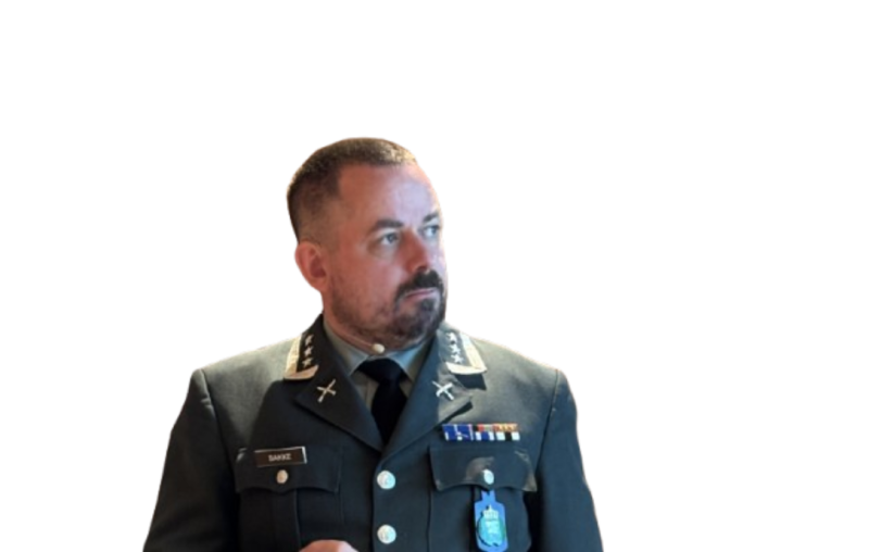 Oberst Tomas Bakke orienterte om Heimevernet